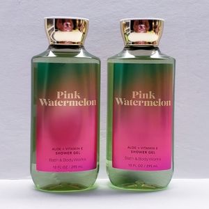 Bath & Body Works PINK WATERMELON Shower gel, 10 fl oz (2 pack)